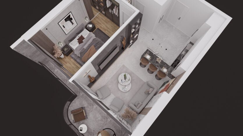 GRAND SAPPHIRE 2: 1 Bedroom Apartment